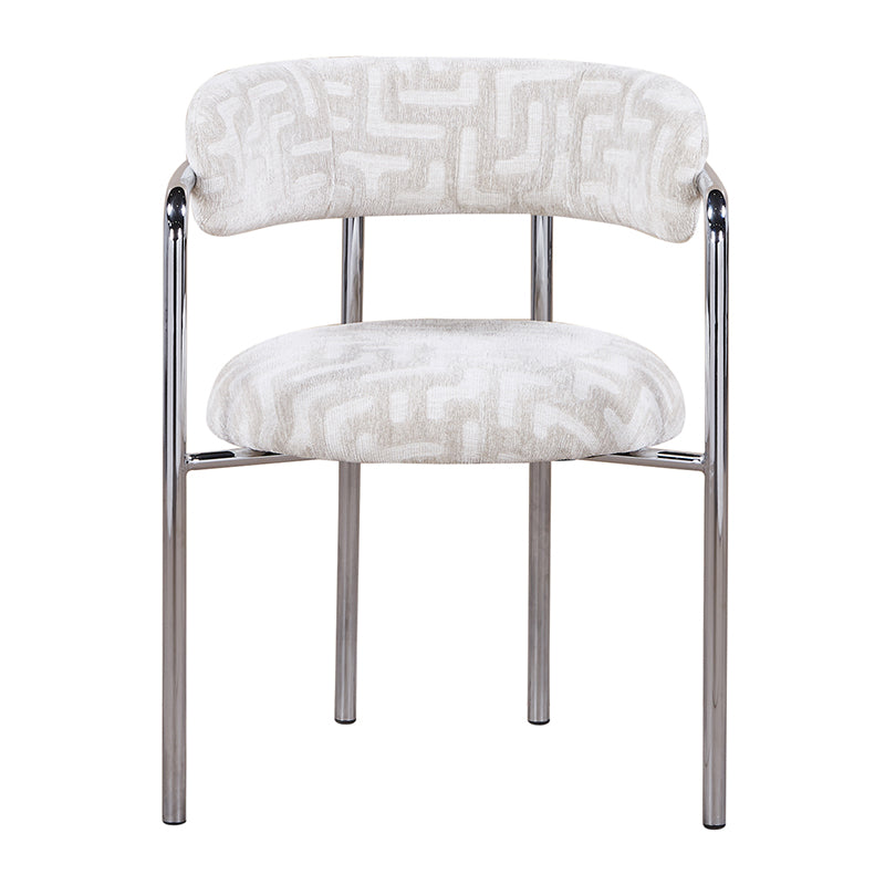 Art Deco Stuhl Maze Beige