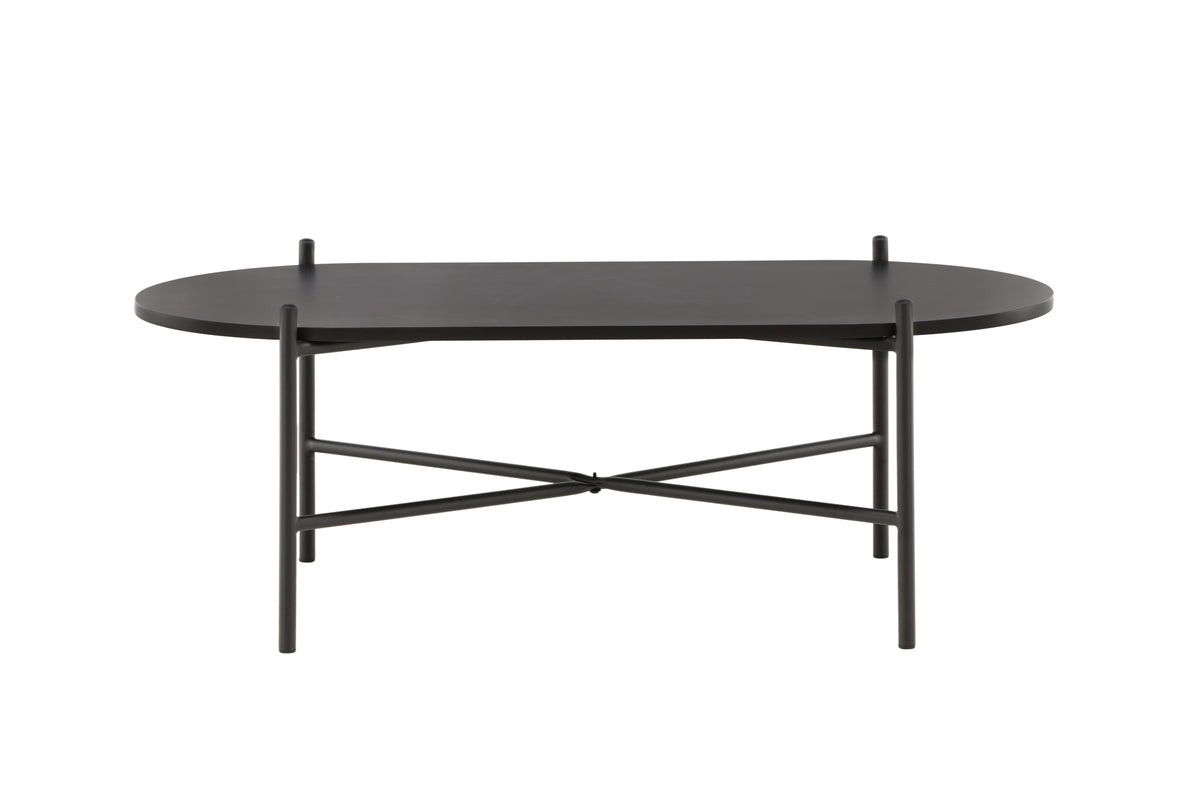 Couchtisch Pueblo 120cm aus MDF – Schwarz - Venture Home - le canapé