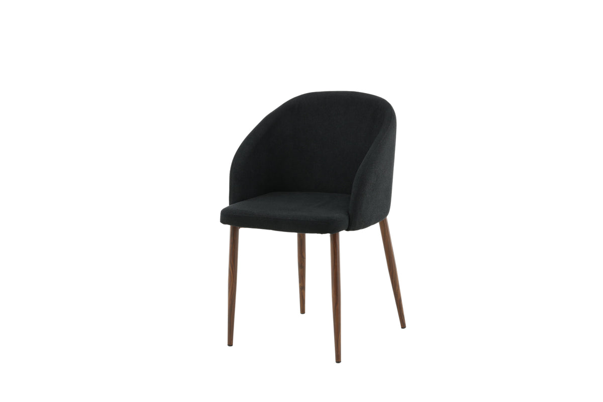 2er-Set Esszimmerstühle Arch - Schwarz - Venture Home - le canapé