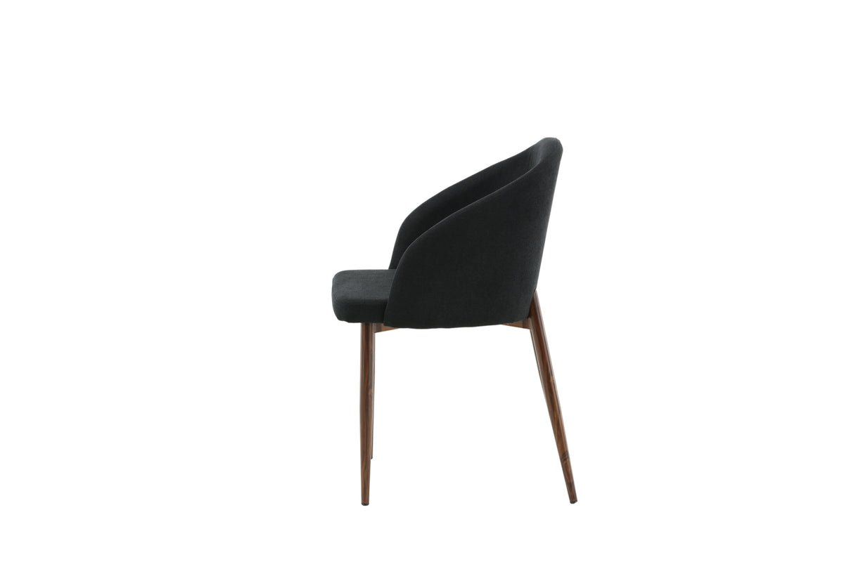 2er-Set Esszimmerstühle Arch - Schwarz - Venture Home - le canapé