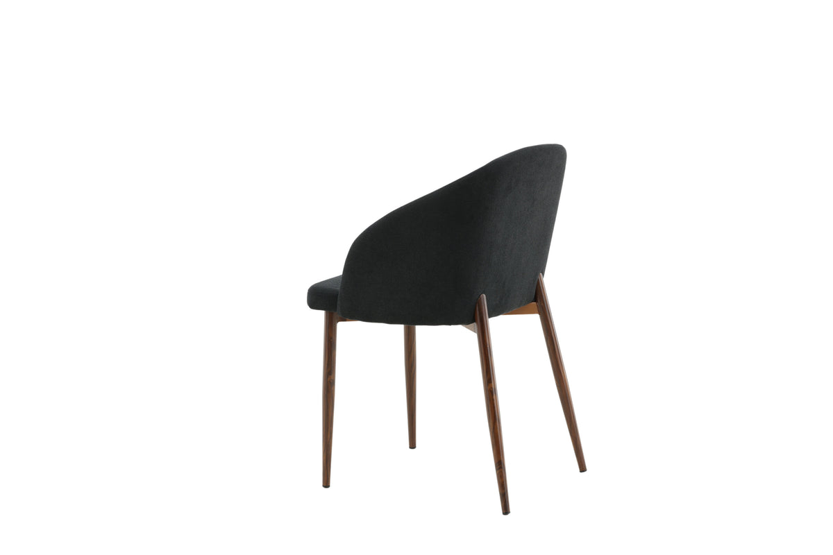 2er-Set Esszimmerstühle Arch - Schwarz - Venture Home - le canapé