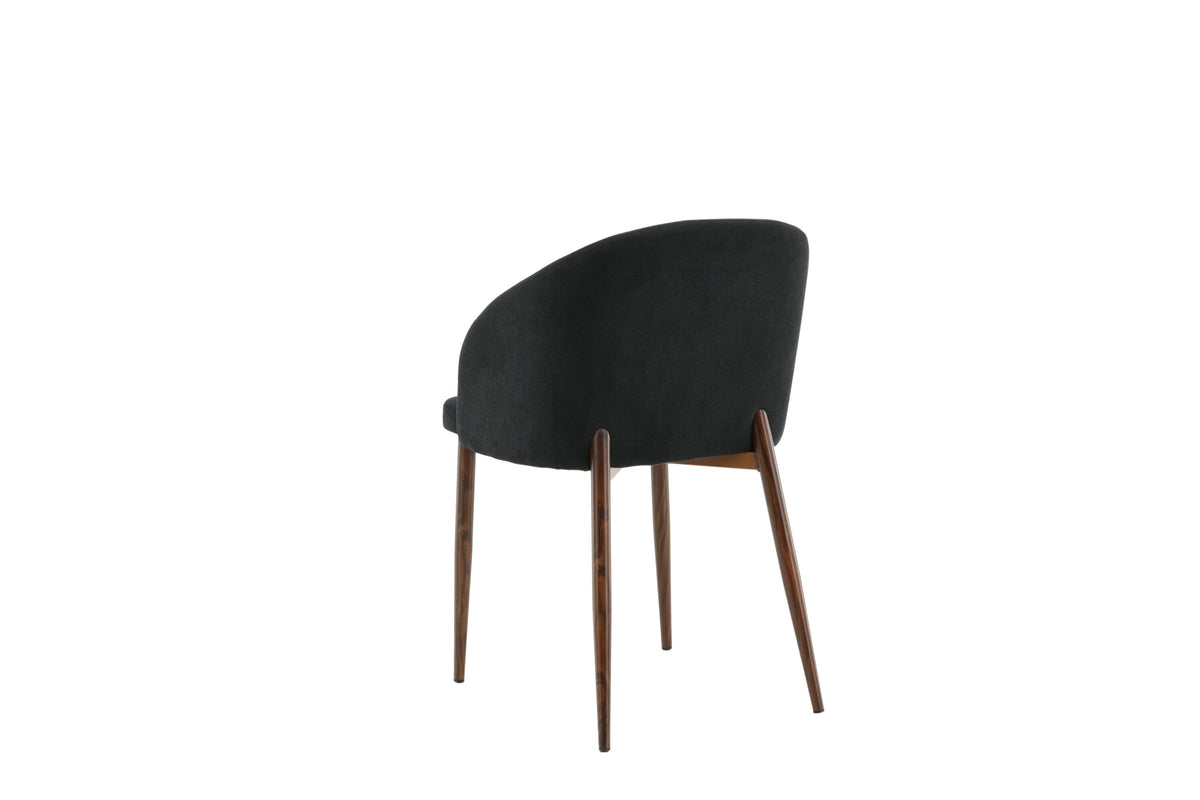 2er-Set Esszimmerstühle Arch - Schwarz - Venture Home - le canapé