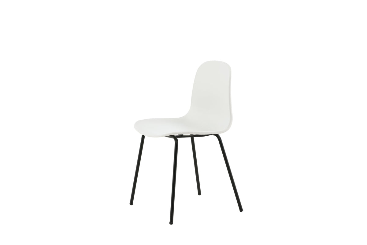 2er-Set Esszimmerstühle Arctic - Weiß - Venture Home - le canapé