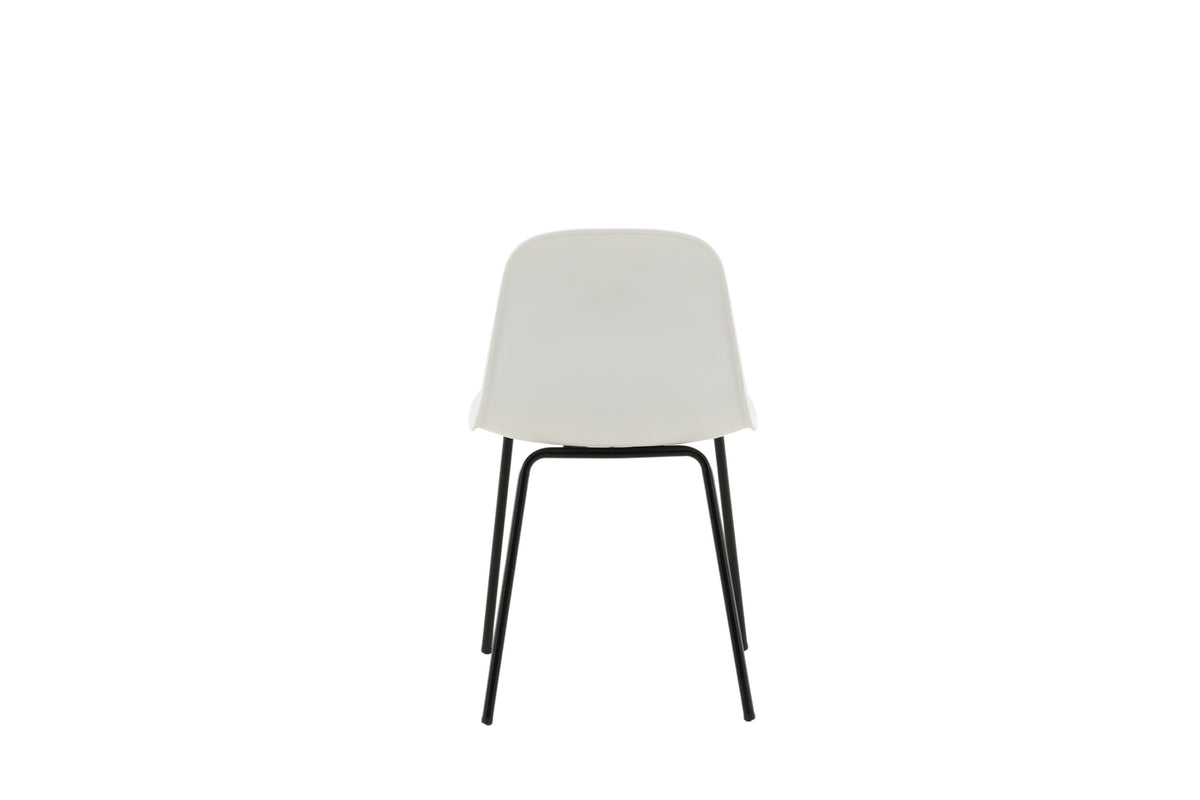 2er-Set Esszimmerstühle Arctic - Weiß - Venture Home - le canapé