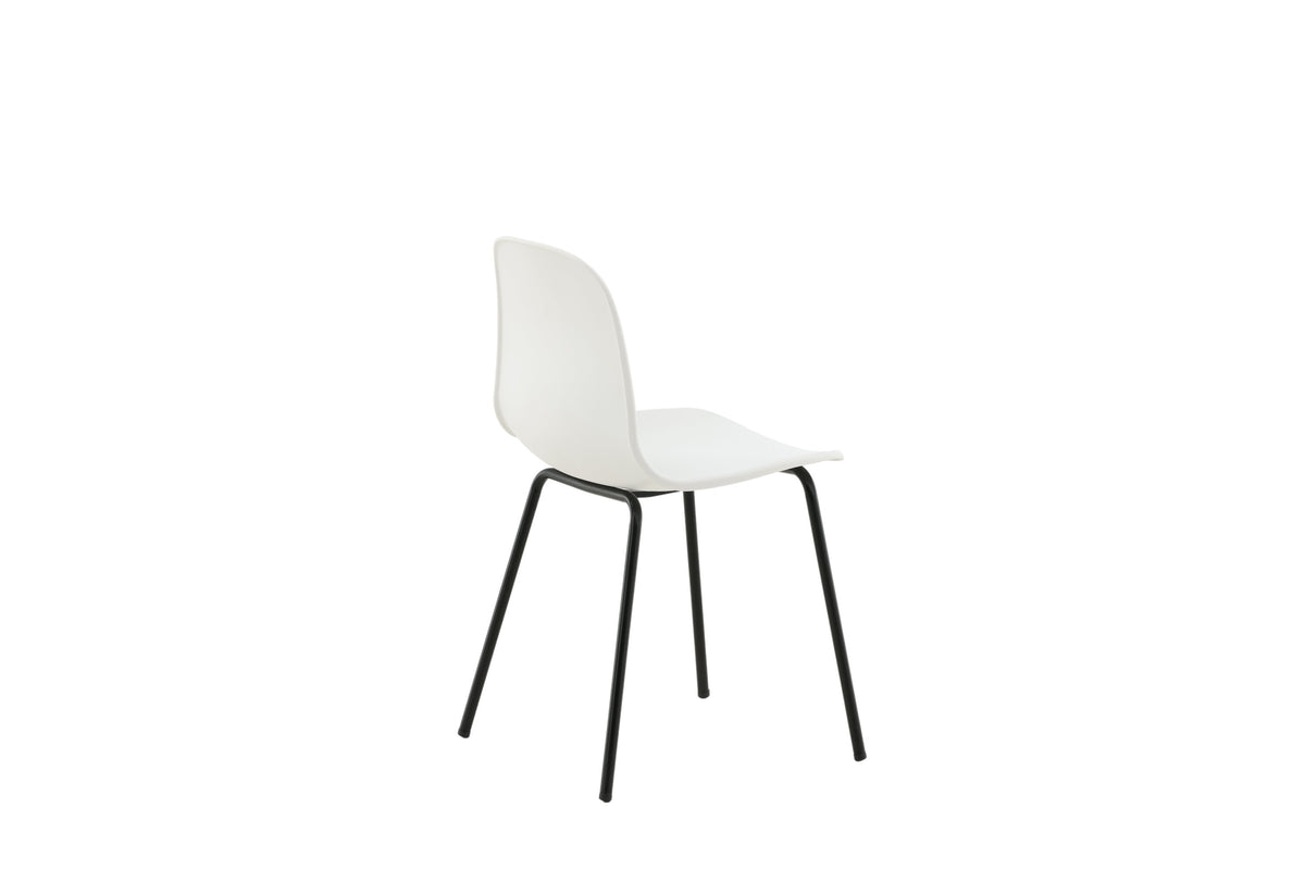 2er-Set Esszimmerstühle Arctic - Weiß - Venture Home - le canapé
