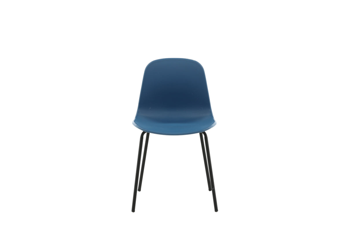 2er-Set Esszimmerstühle Arctic - Blau - Venture Home - le canapé