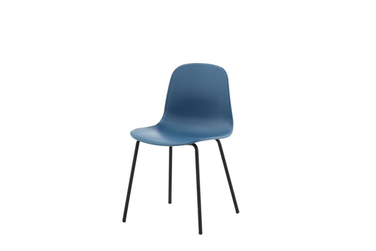 2er-Set Esszimmerstühle Arctic - Blau - Venture Home - le canapé