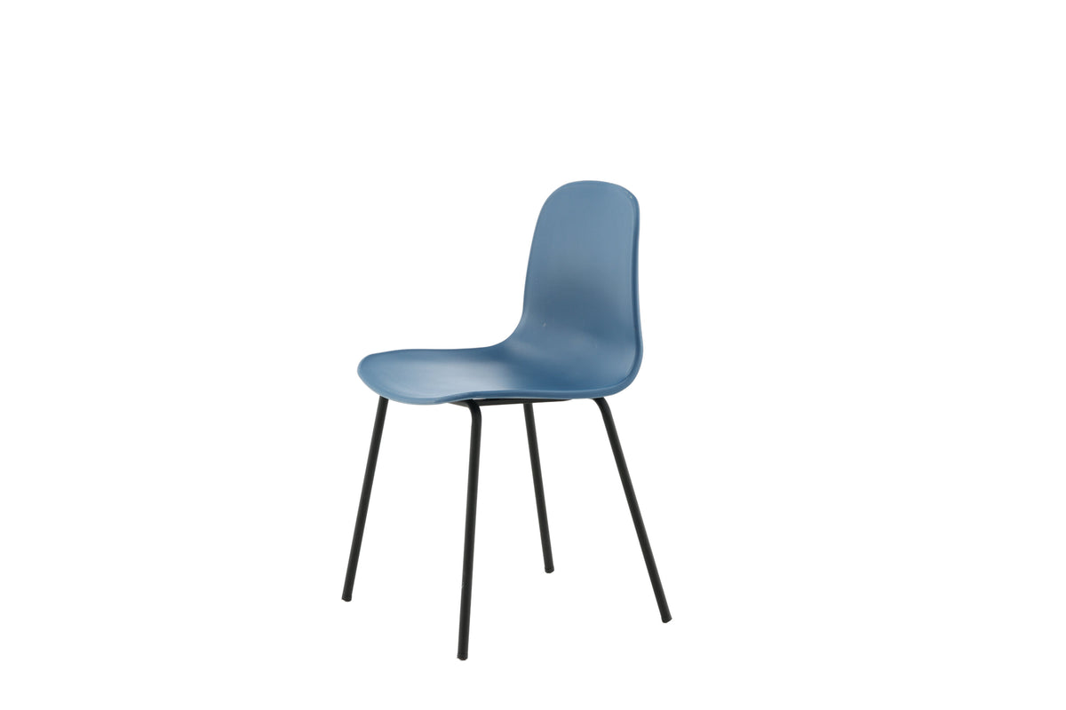 2er-Set Esszimmerstühle Arctic - Blau - Venture Home - le canapé