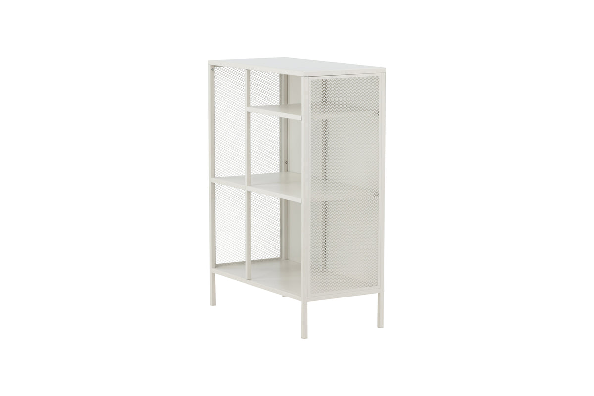 Regal Misha 110cm aus Metall mit 3 Ablagen - Weiß - Venture Home - le canapé
