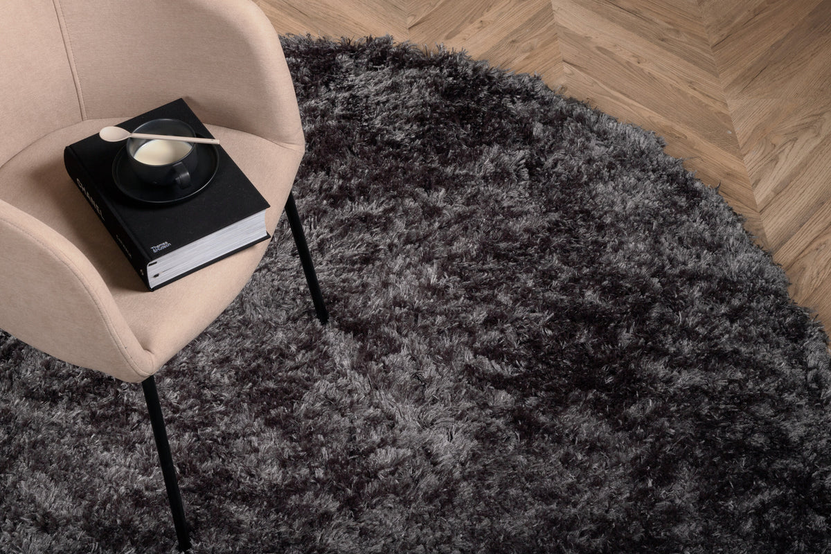 Teppich Natta - Dunkelgrau - Venture Home - le canapé