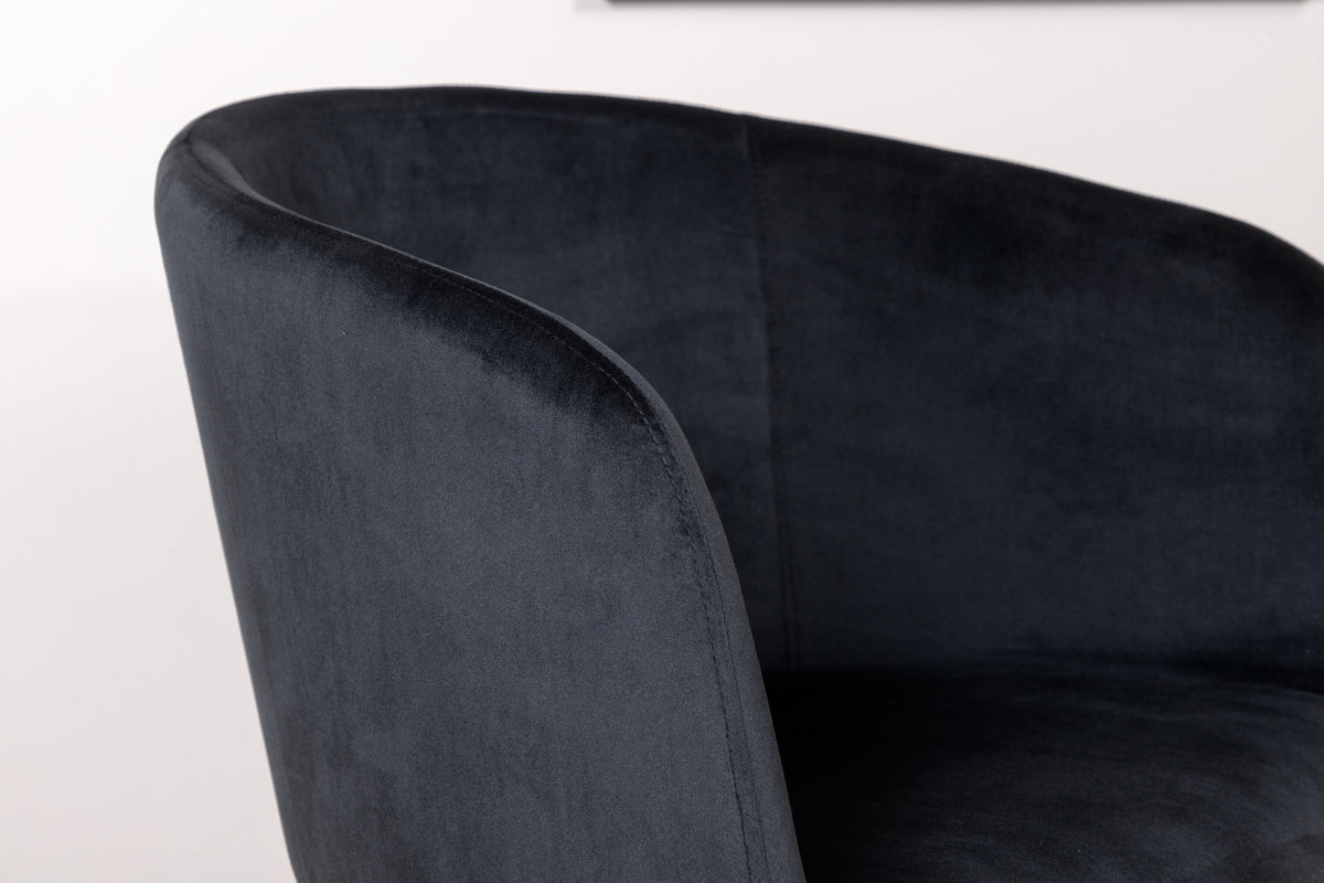 Esszimmerstuhl Berit - Schwarz - Venture Home - le canapé