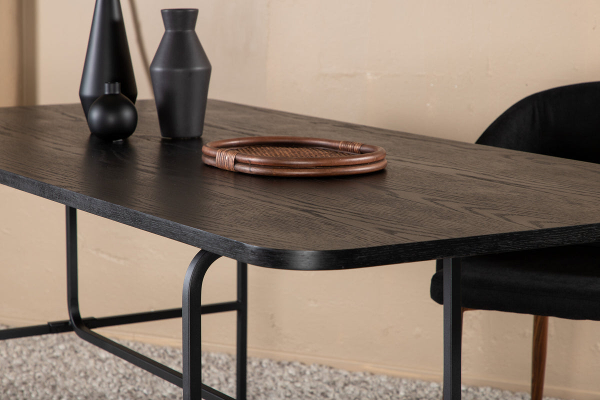 Esstisch Uno 200cm - Schwarz - Venture Home - le canapé