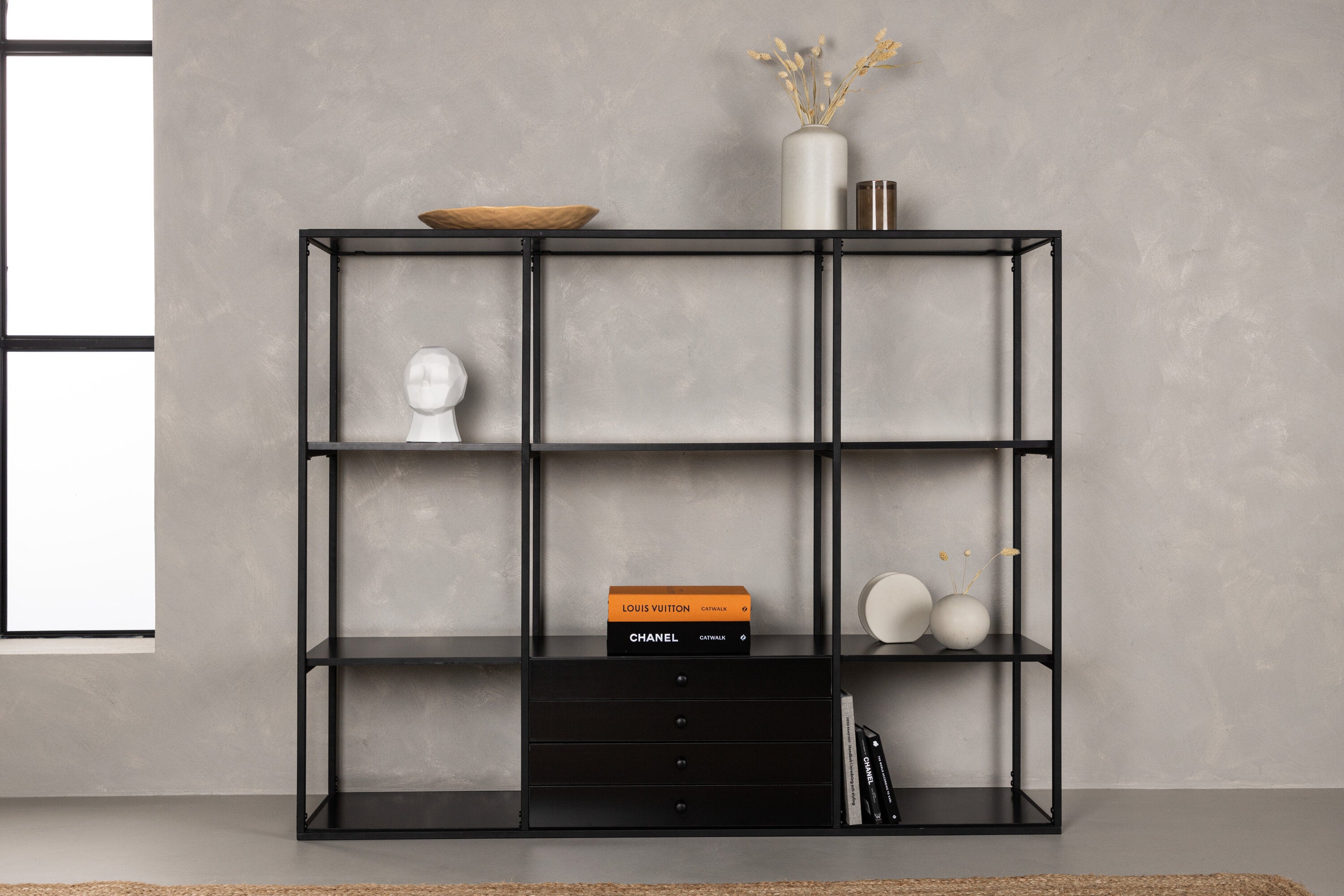 Schrank Amarillo 120cm - Schwarz - Venture Home - le canapé