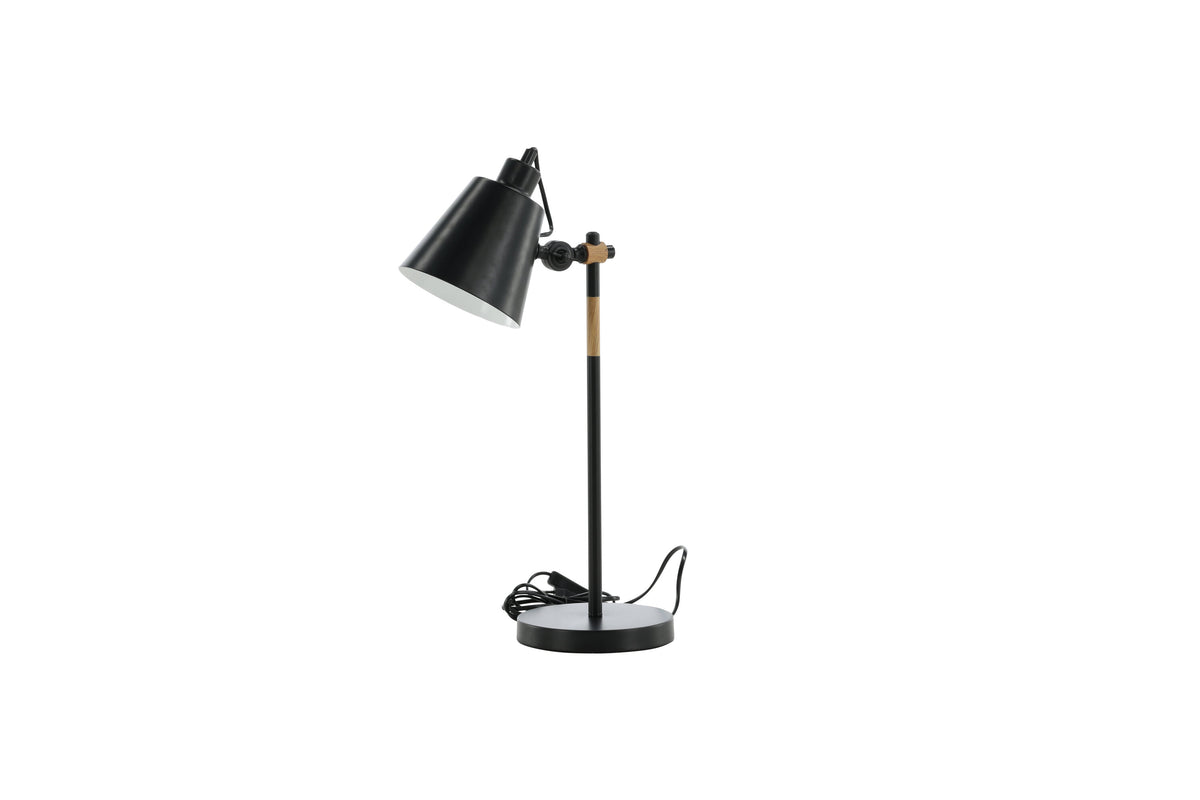 Tischlampe Skott aus Metall - Schwarz - Venture Home - le canapé