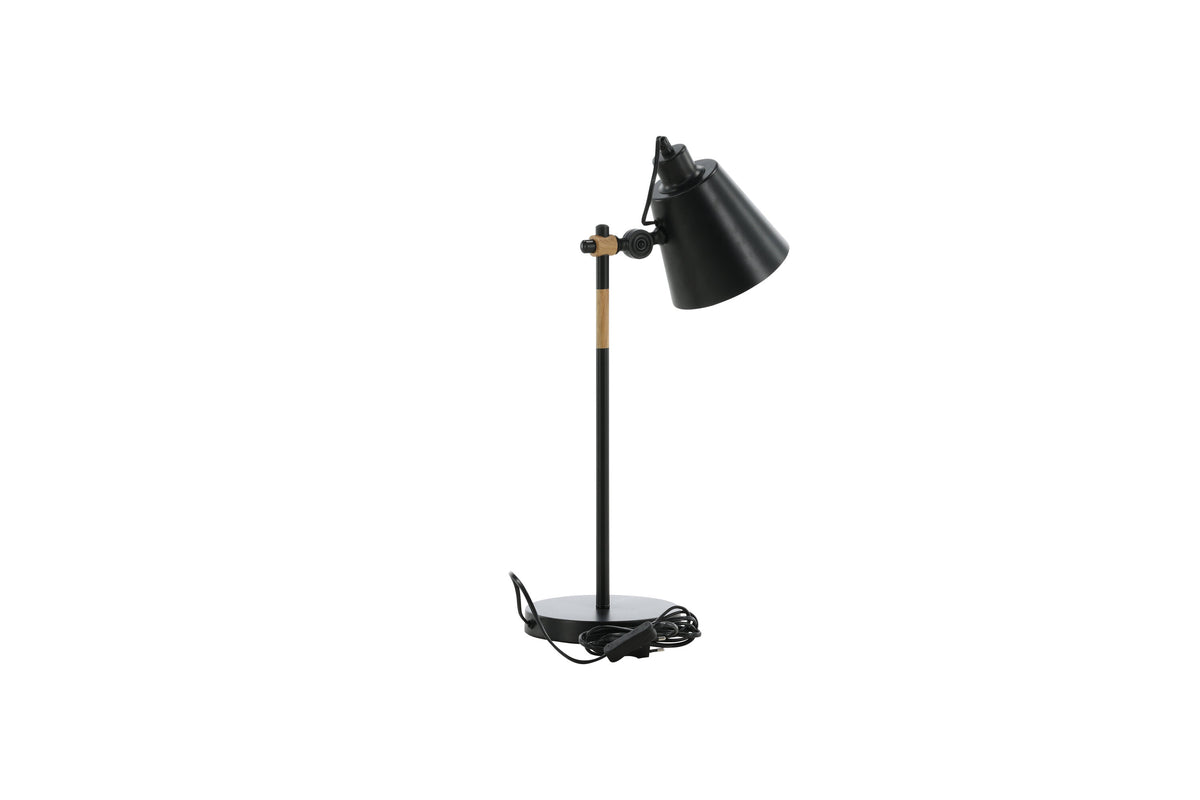 Tischlampe Skott aus Metall - Schwarz - Venture Home - le canapé