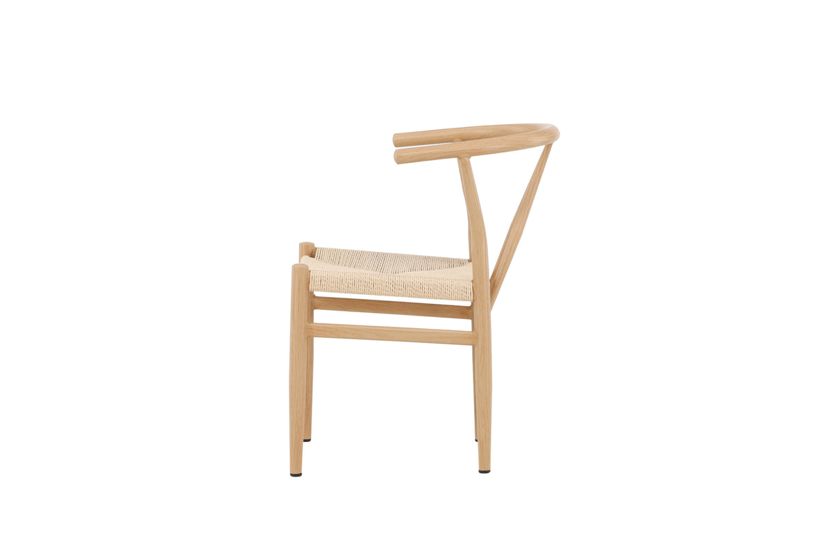 Esszimmerstuhl Alfons aus Rattan - Beige - Venture Home - le canapé