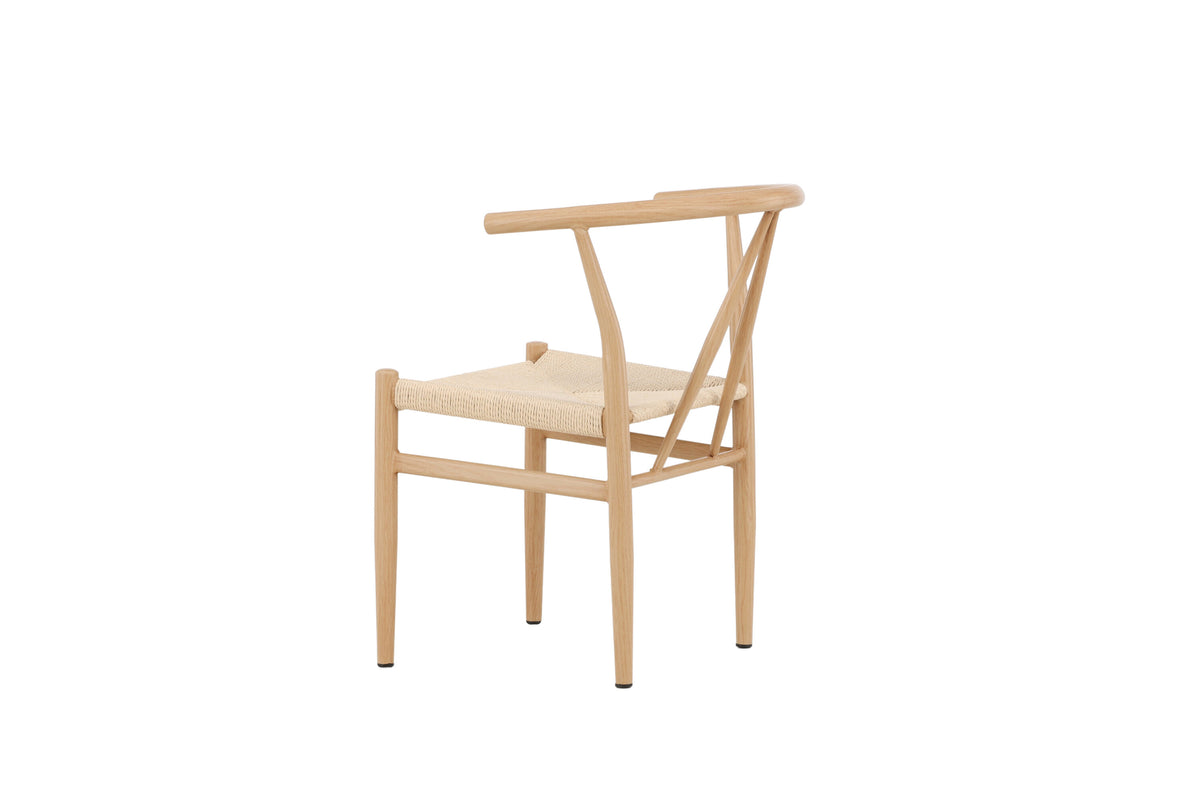 Esszimmerstuhl Alfons aus Rattan - Beige - Venture Home - le canapé