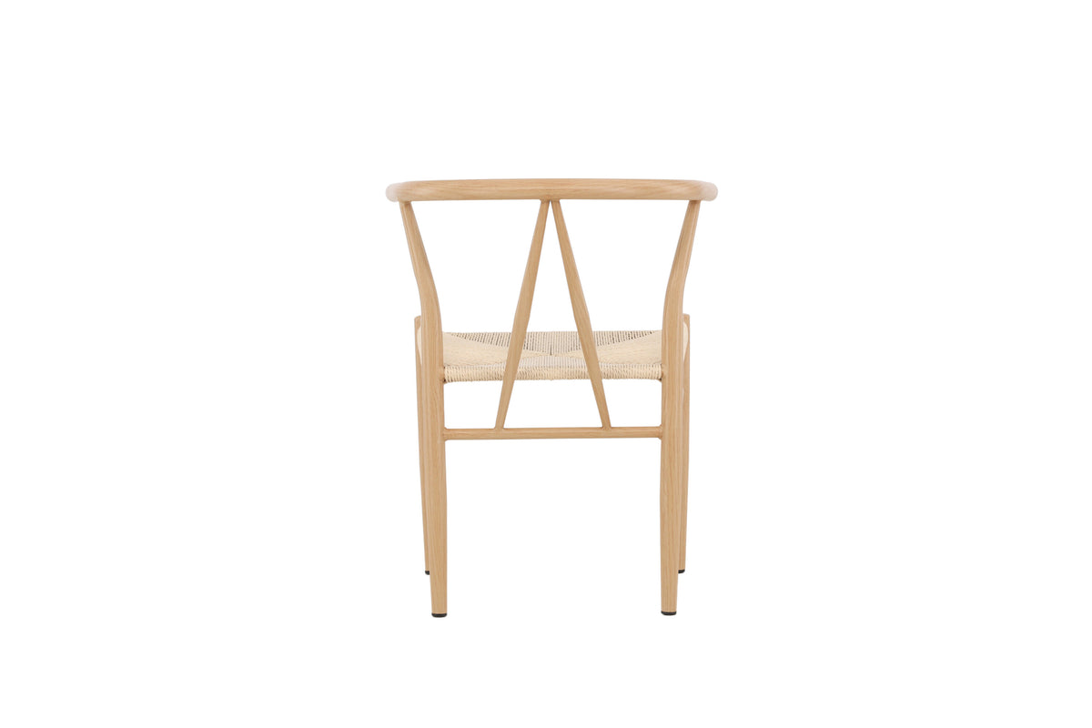 Esszimmerstuhl Alfons aus Rattan - Beige - Venture Home - le canapé