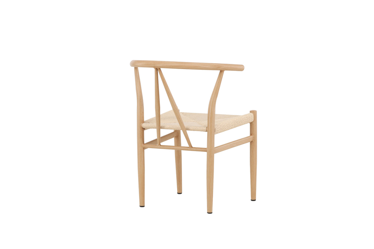 Esszimmerstuhl Alfons aus Rattan - Beige - Venture Home - le canapé