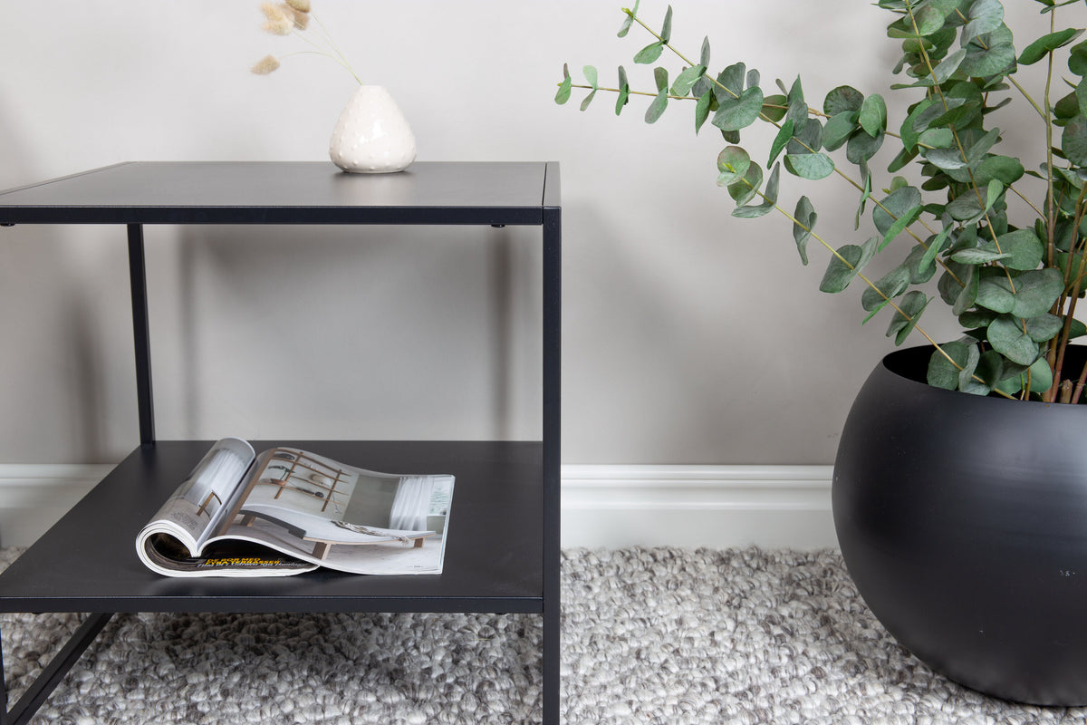 Beistelltisch Staal 50cm aus Metall - Schwarz - Venture Home - le canapé