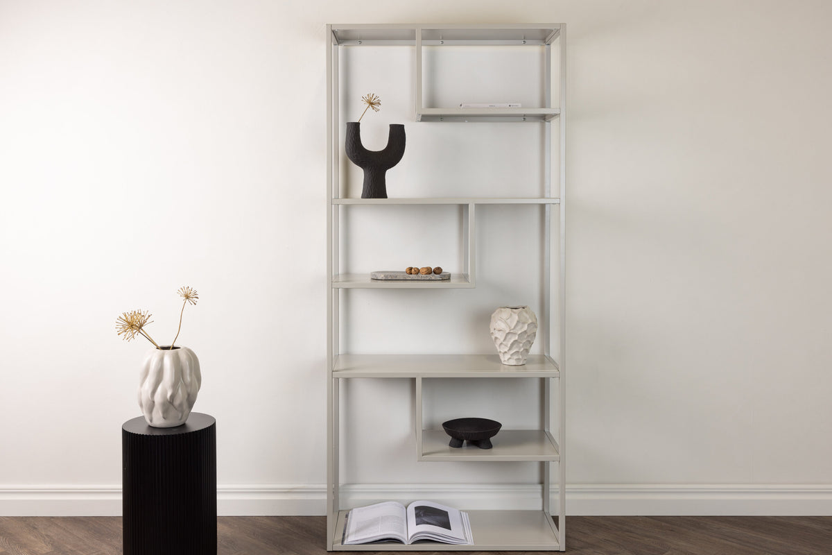 Regal Staal 188cm aus Metall - Beige - Venture Home - le canapé