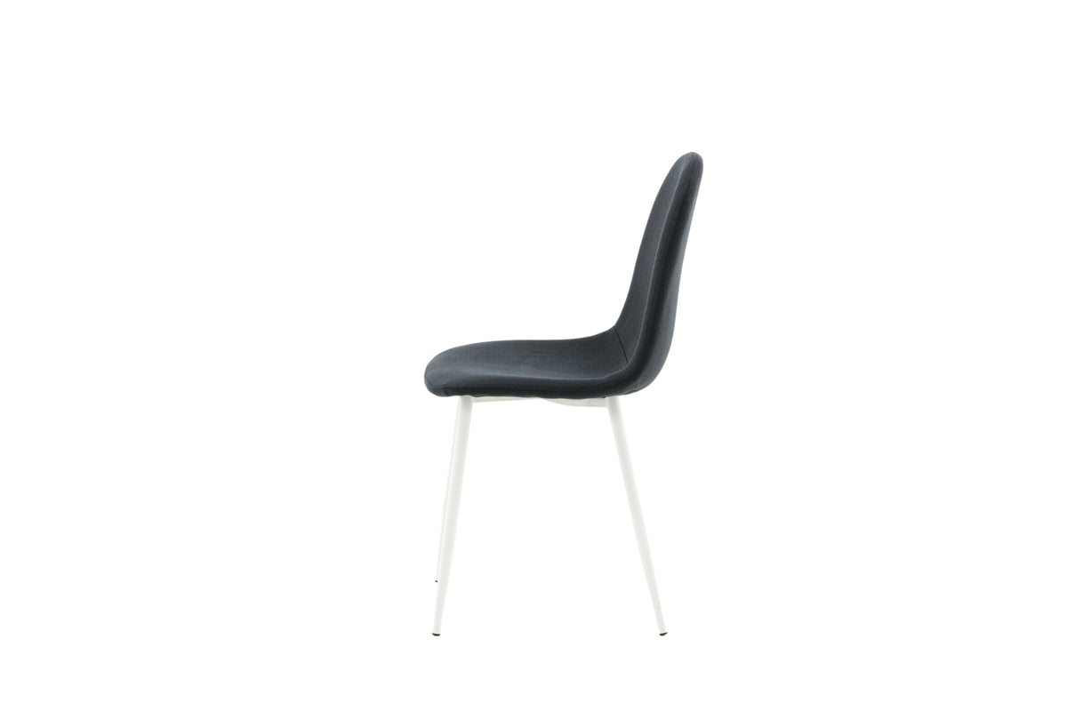 2er-Set Esszimmerstühle Polar - Schwarz - Venture Home - le canapé