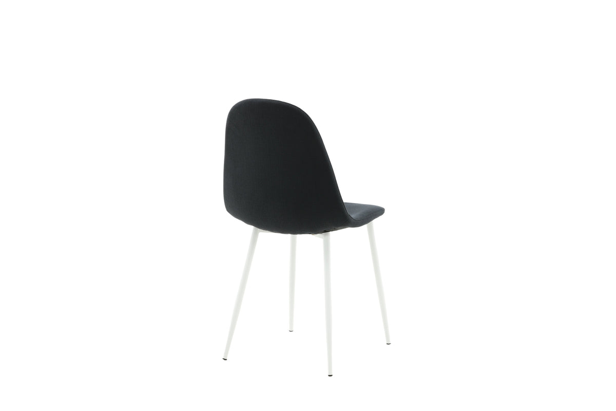 2er-Set Esszimmerstühle Polar - Schwarz - Venture Home - le canapé