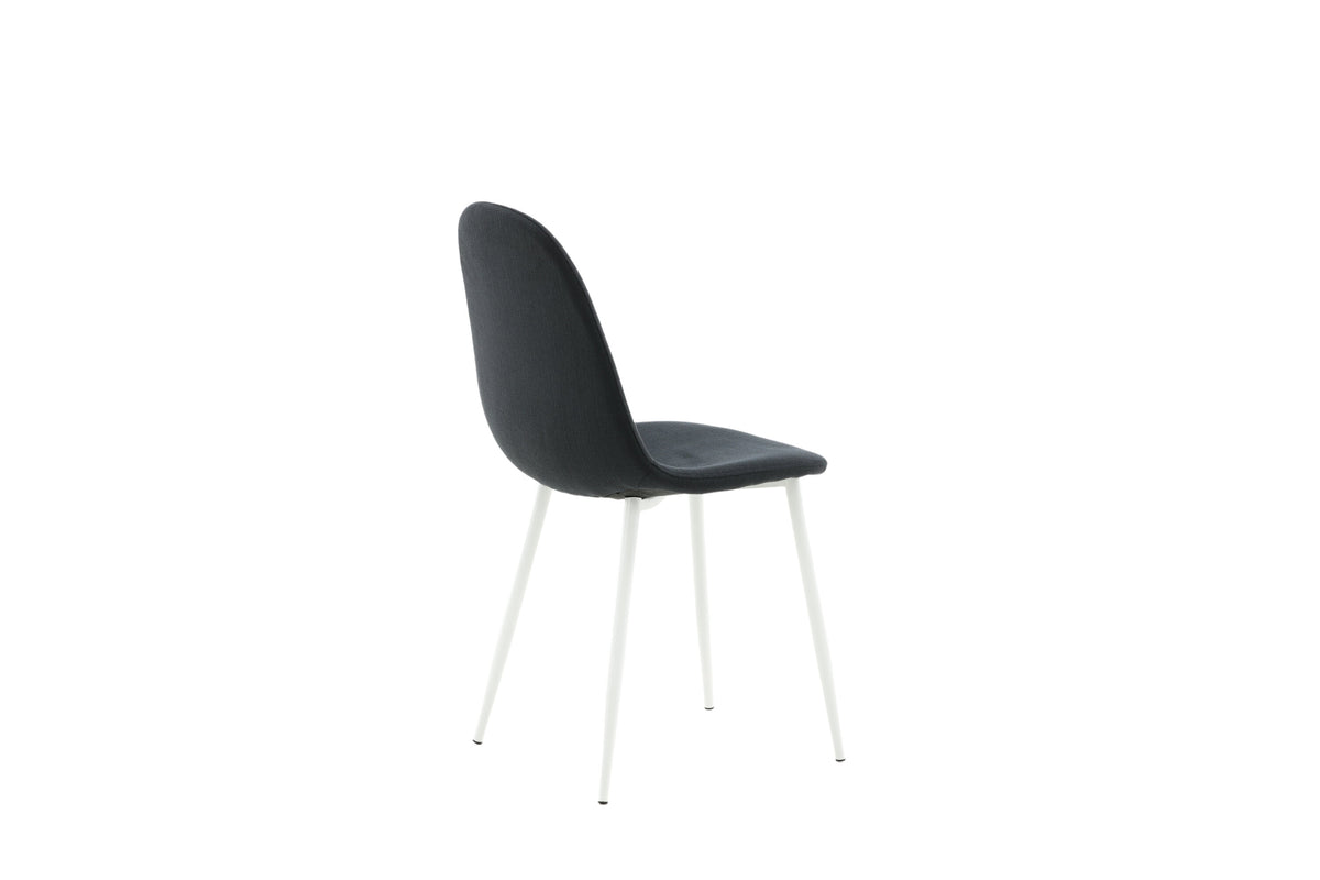 2er-Set Esszimmerstühle Polar - Schwarz - Venture Home - le canapé