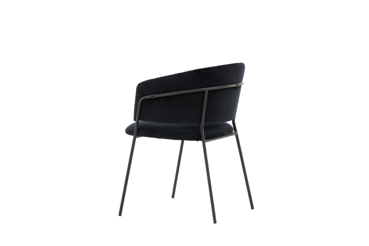 2er-Set Esszimmerstühle Selma - Schwarz - Venture Home - le canapé