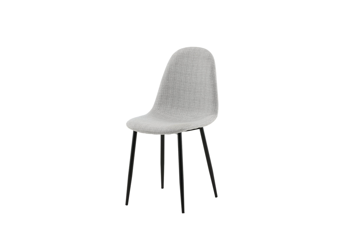 2er-Set Esszimmerstühle Polar - Grau - Venture Home - le canapé