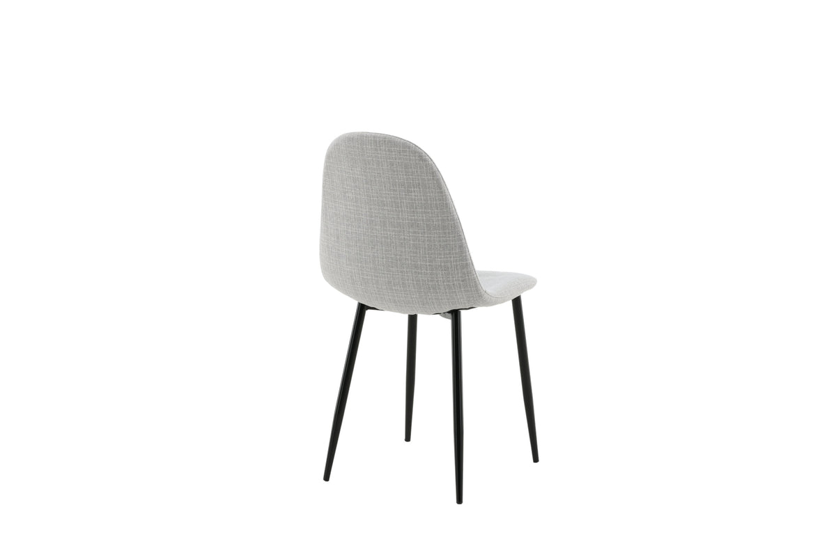 2er-Set Esszimmerstühle Polar - Grau - Venture Home - le canapé