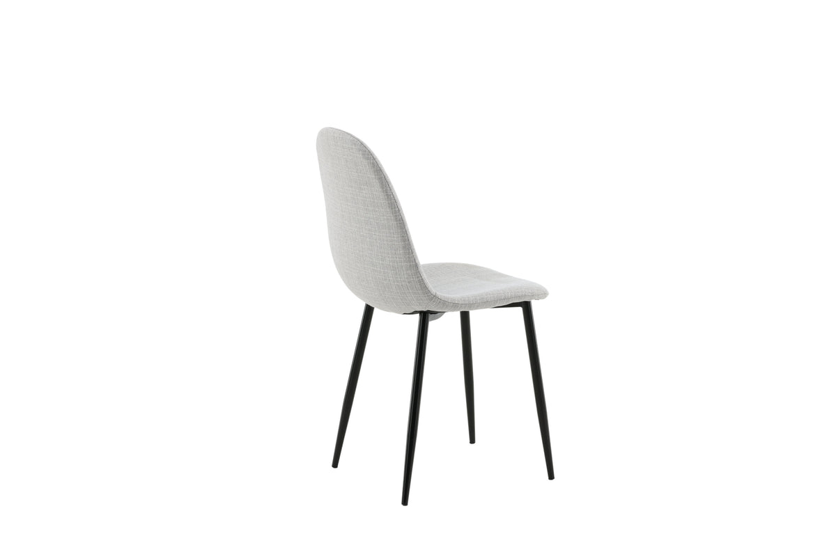2er-Set Esszimmerstühle Polar - Grau - Venture Home - le canapé