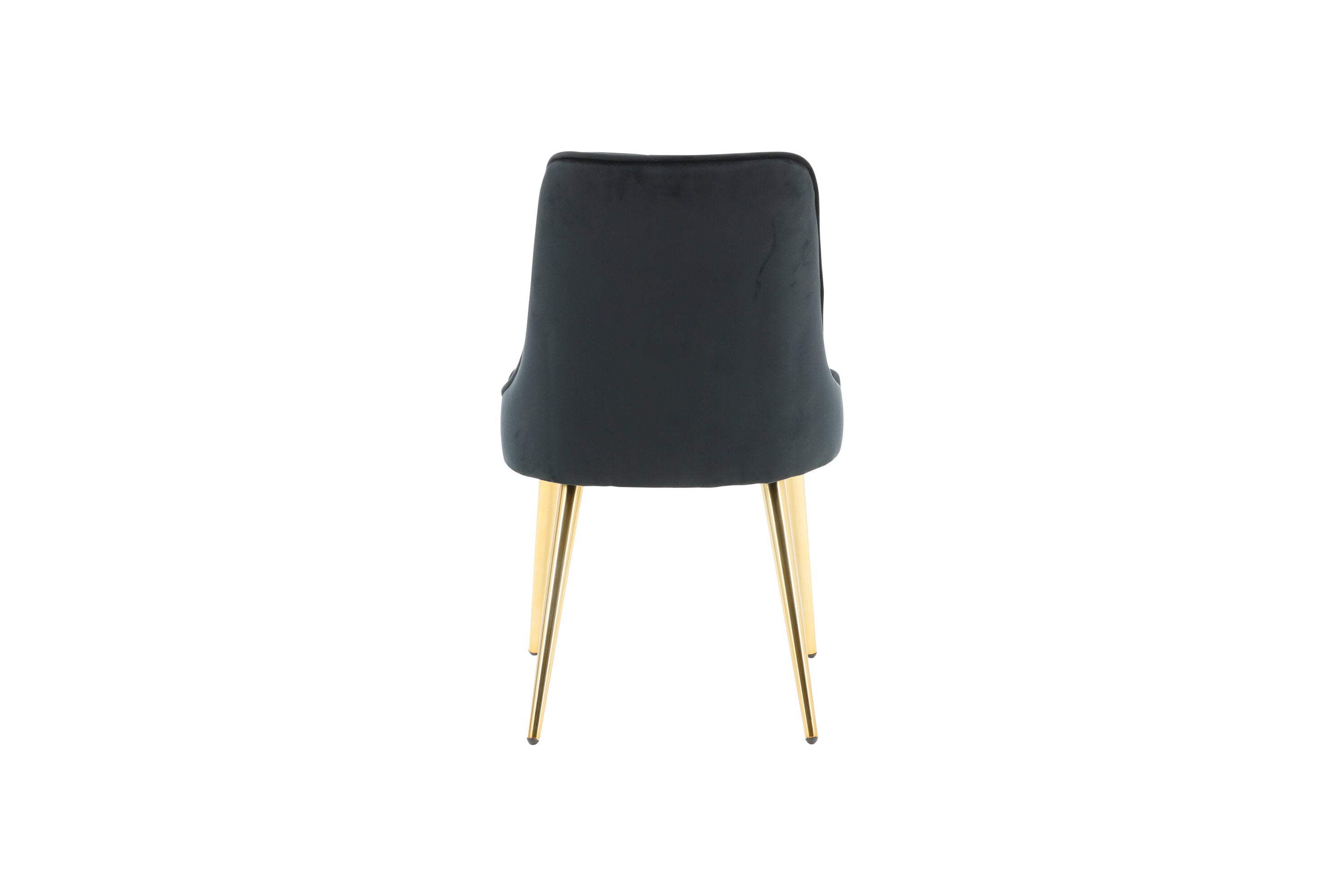 2er-Set Esszimmerstühle Samt Deluxe - Schwarz - Venture Home - le canapé