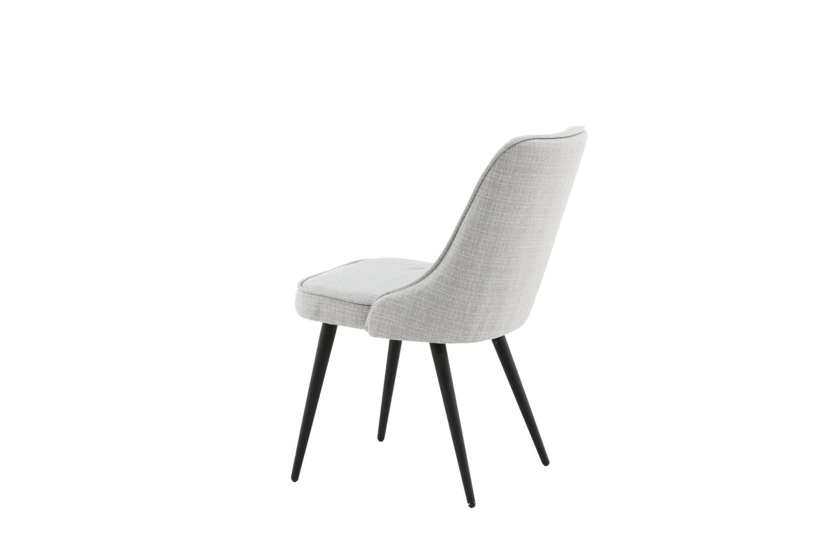 2er-Set Esszimmerstühle Deluxe im 2er-Set - Grau - Venture Home - le canapé