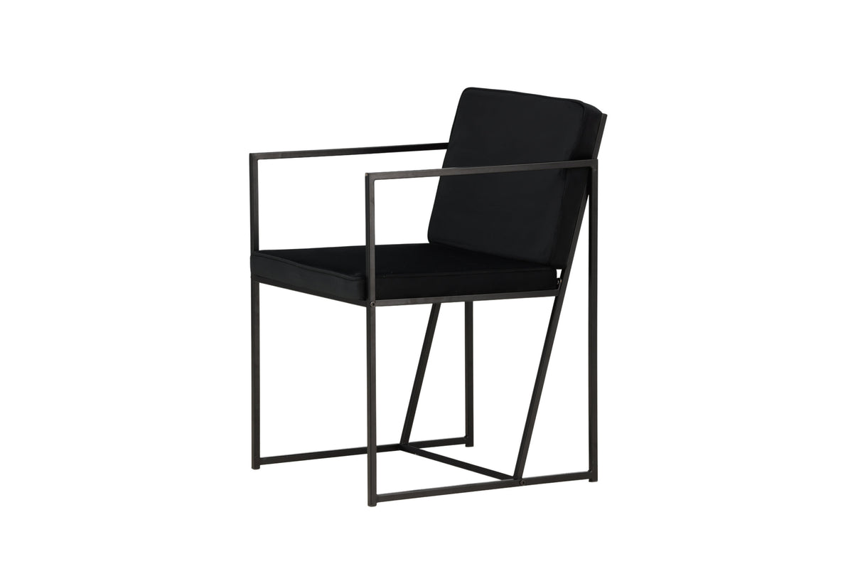 2er-Set Esszimmerstühle Richmond - Schwarz - Venture Home - le canapé