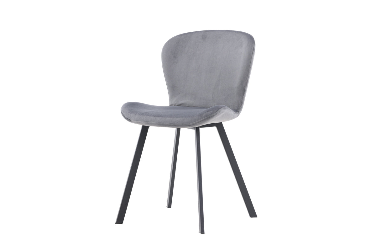 2er-Set Esszimmerstühle Lilja - Grau - Venture Home - le canapé