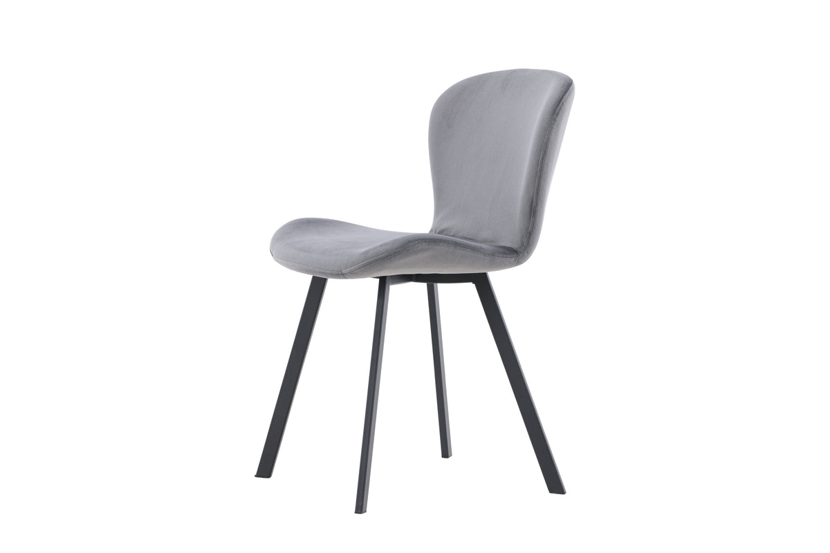 2er-Set Esszimmerstühle Lilja - Grau - Venture Home - le canapé