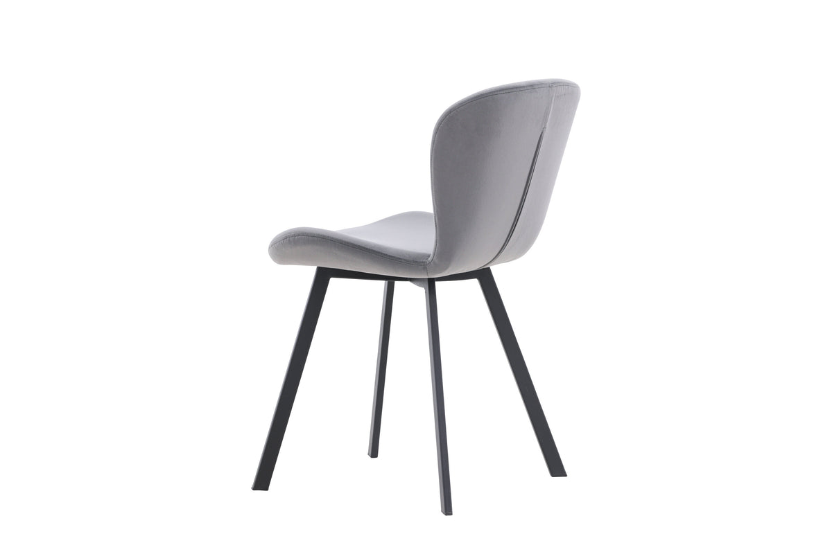 2er-Set Esszimmerstühle Lilja - Grau - Venture Home - le canapé
