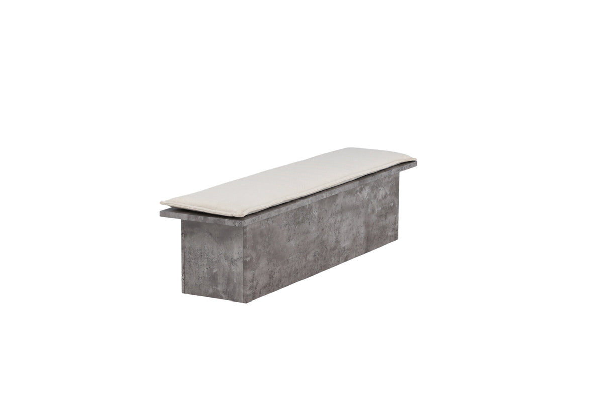 Sitzbank Kellogg - Grau - Venture Home - le canapé