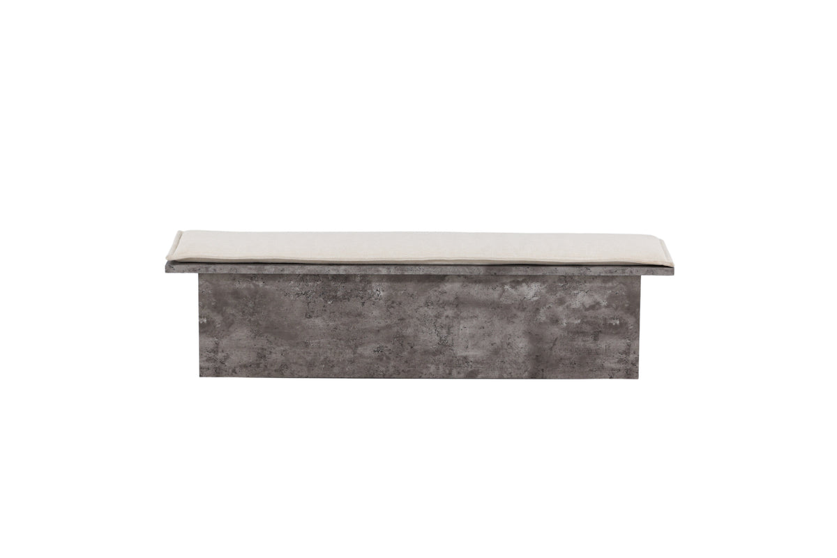 Sitzbank Kellogg - Grau - Venture Home - le canapé