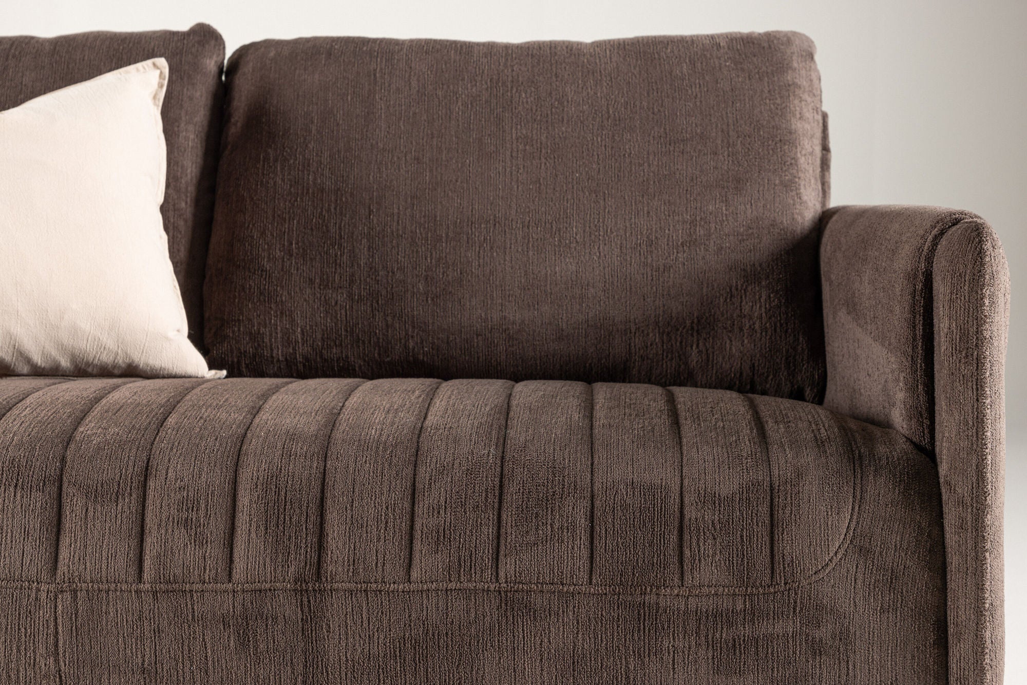 2-Sitzer Sofa Indigo - Dunkelbraun-2-Sitzer Sofas-Venture Home-le canapé