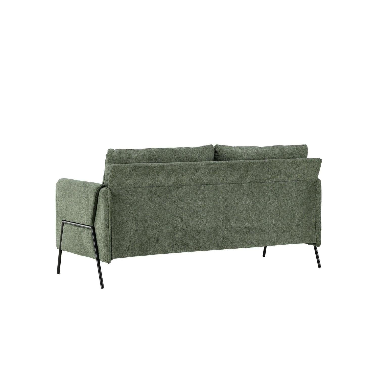 2-Sitzer Sofa Indigo - Grün-2-Sitzer Sofas-Venture Home-le canapé