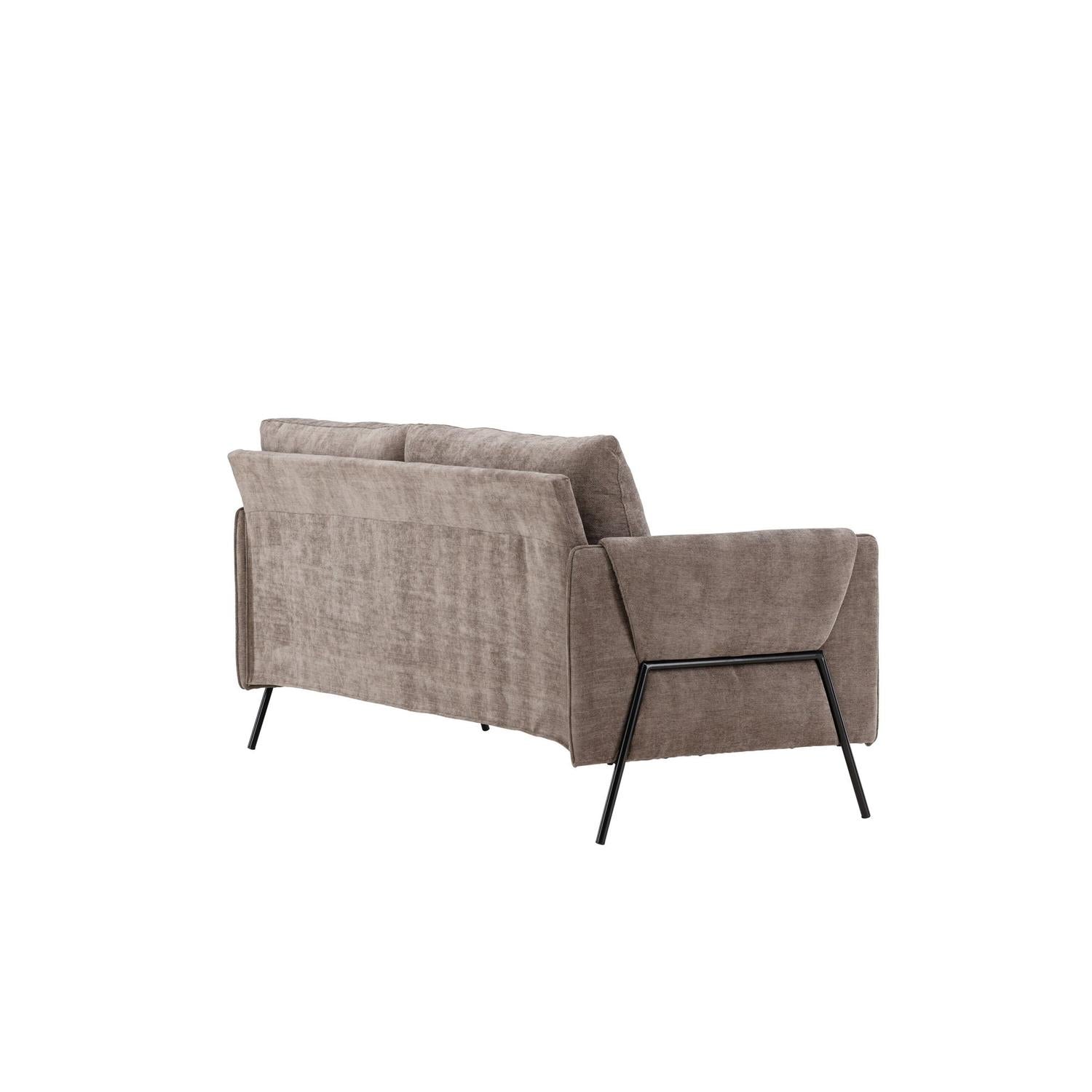 2-Sitzer Sofa Indigo - Hellbraun-2-Sitzer Sofa-Venture Home-le canapé