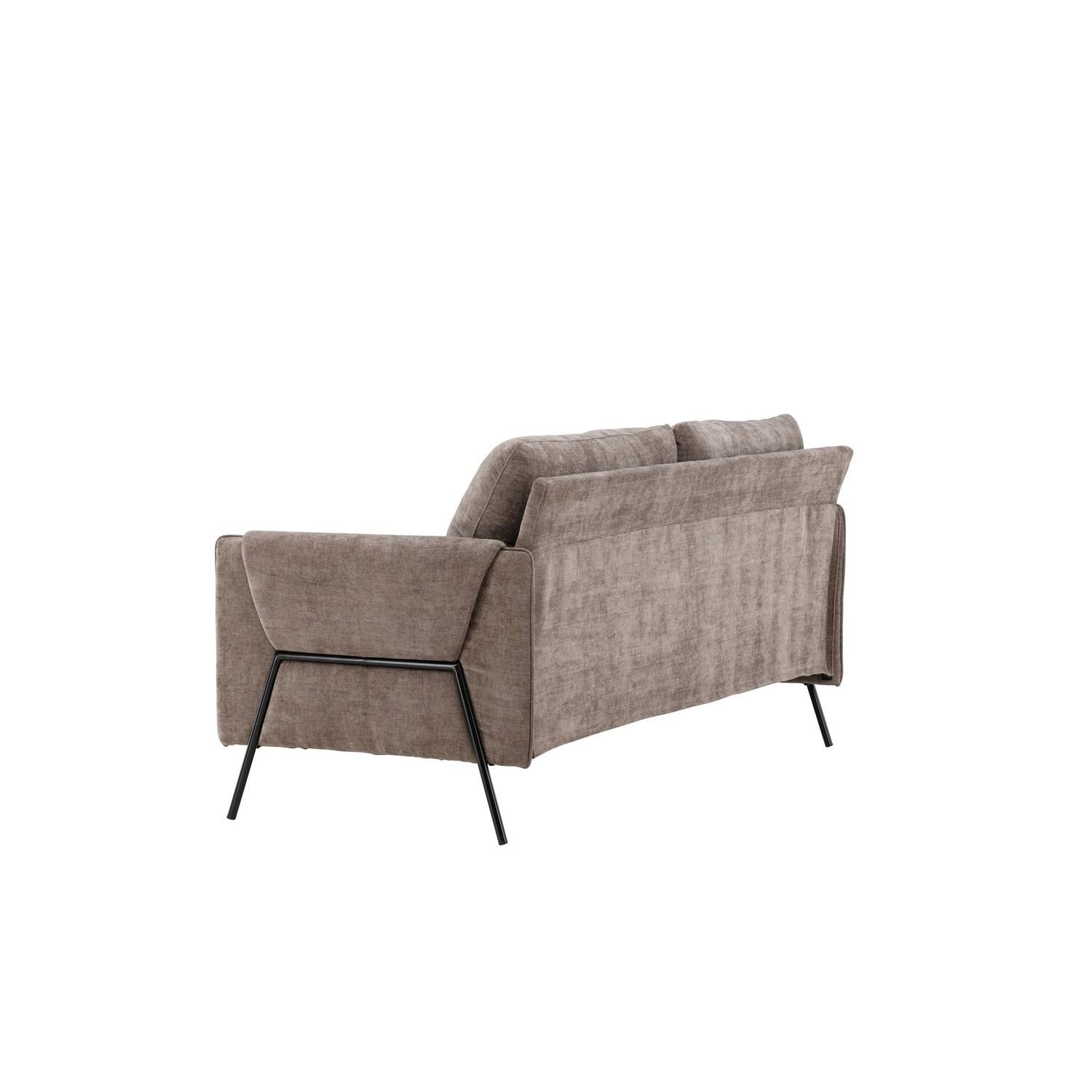 2-Sitzer Sofa Indigo - Hellbraun-2-Sitzer Sofas-Venture Home-le canapé