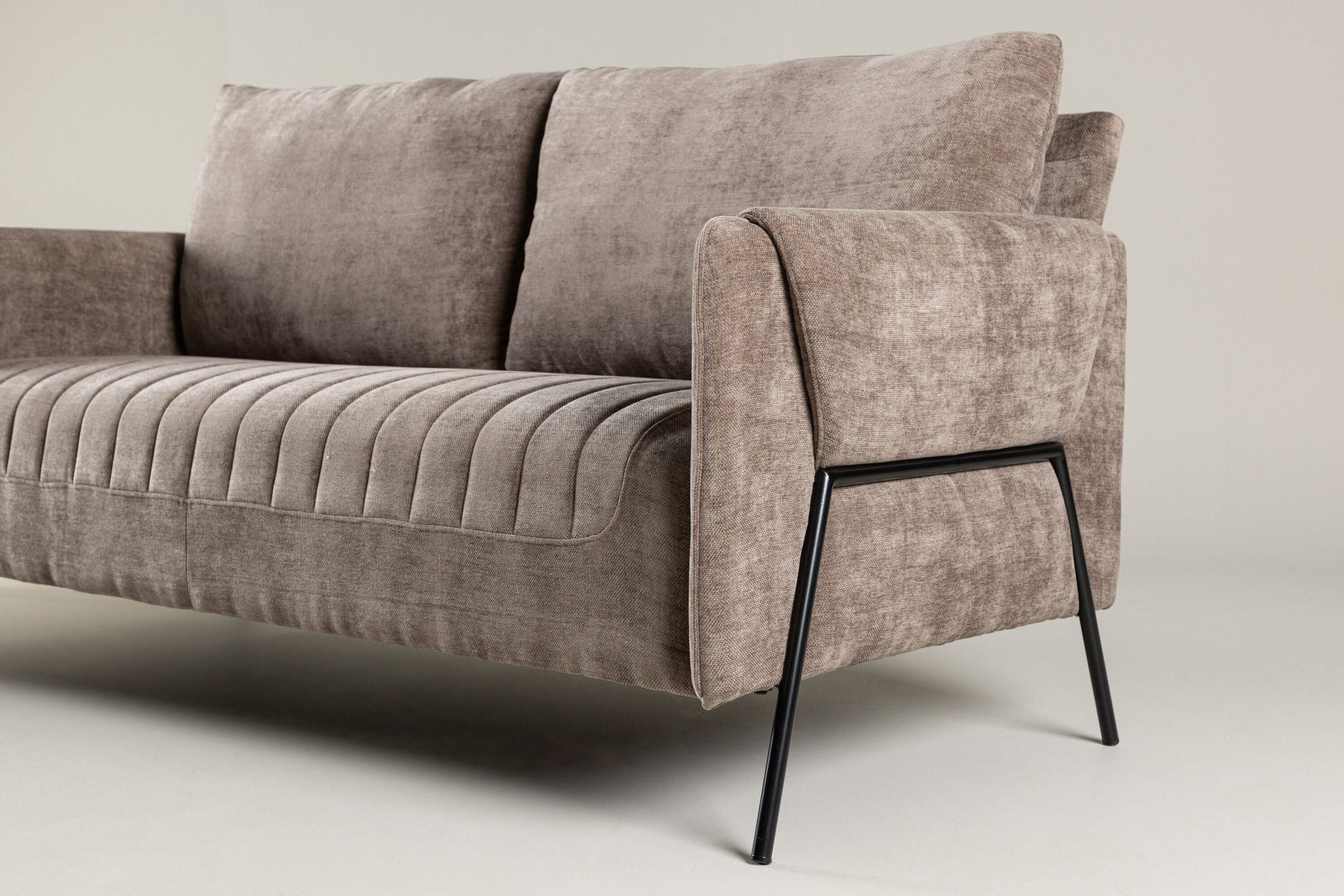 2-Sitzer Sofa Indigo - Hellbraun-2-Sitzer Sofas-Venture Home-le canapé