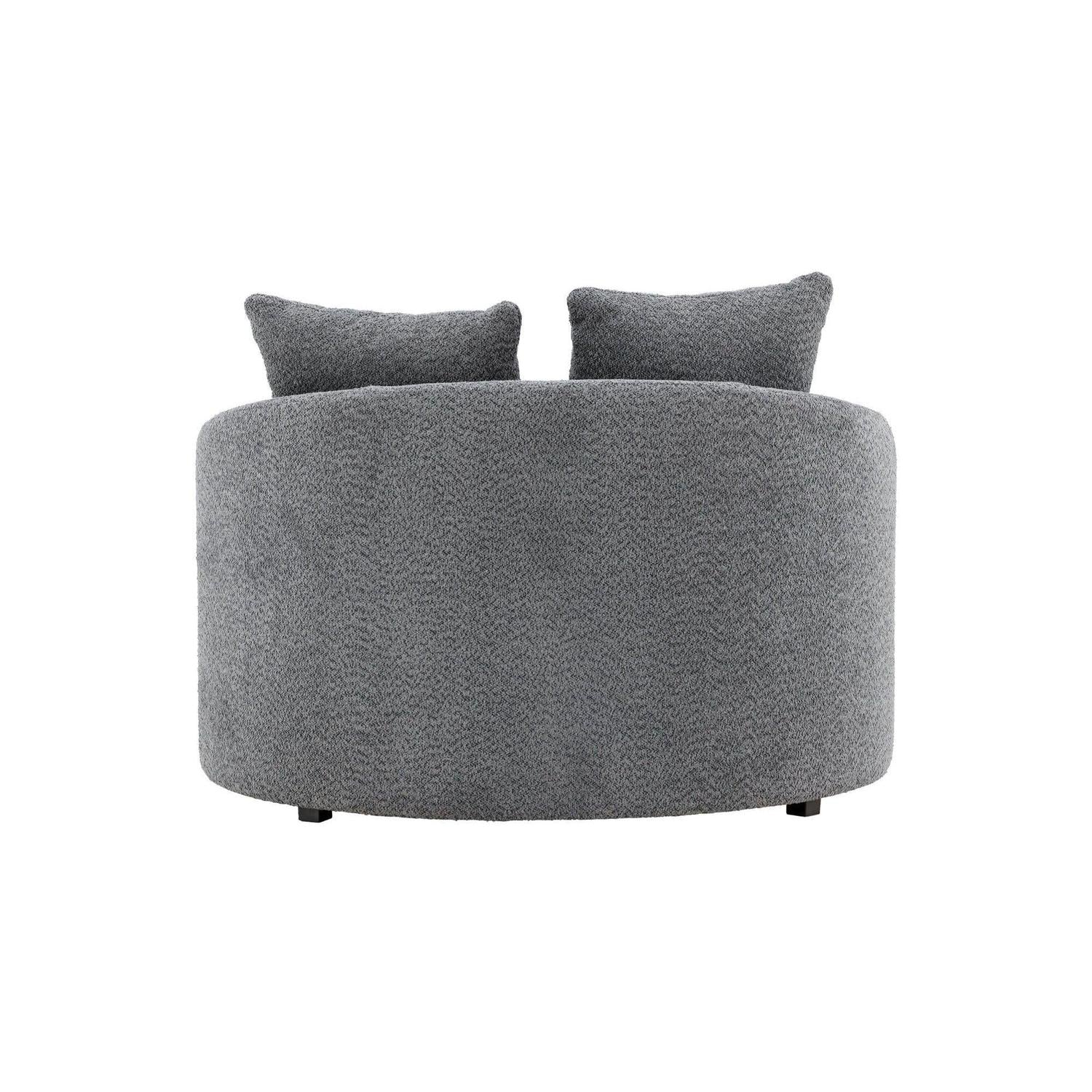 2-Sitzer Sofa Kelso 120cm aus Fleece - Grau-2-Sitzer Sofas-Venture Home-le canapé