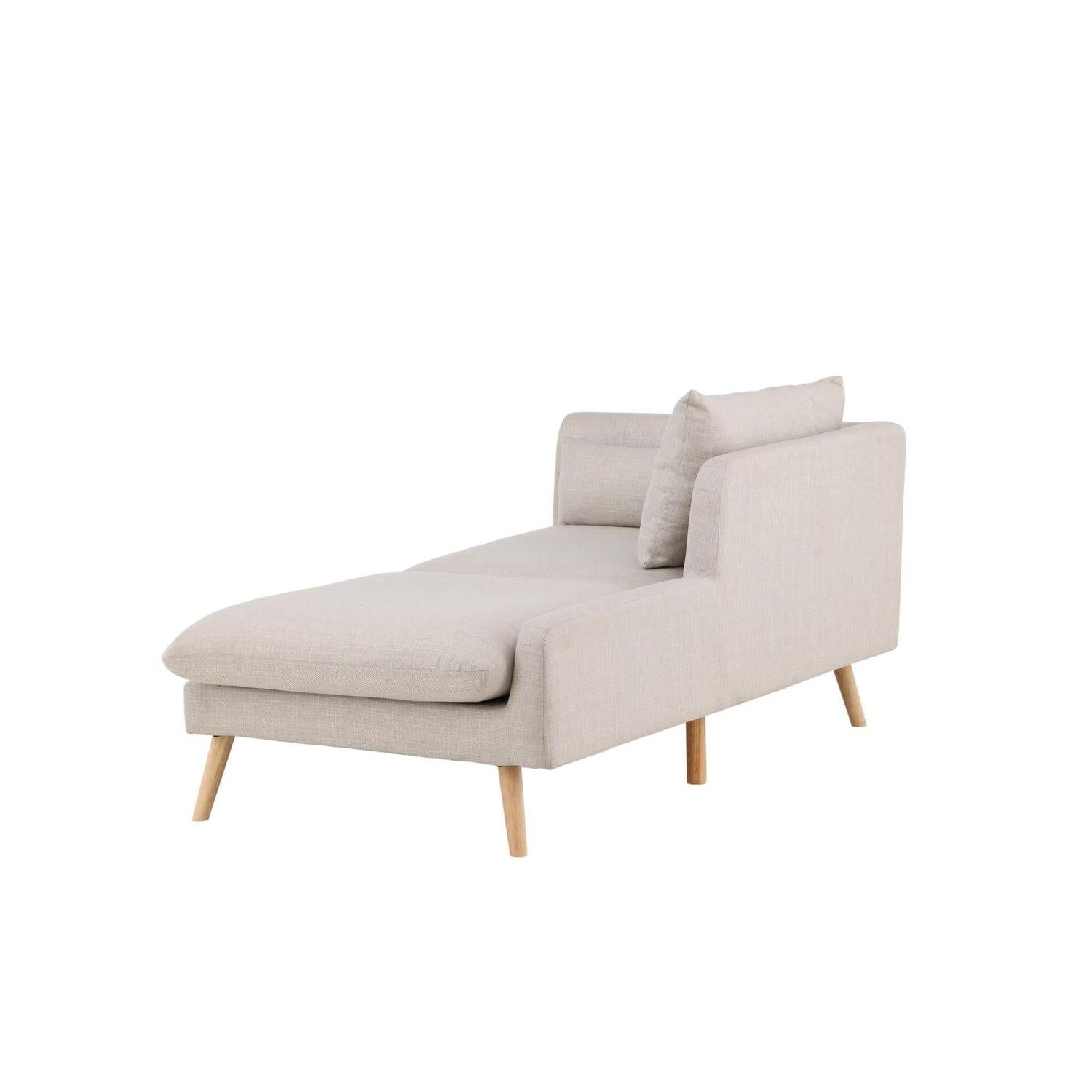 2-Sitzer Sofa Tacoma aus Leinen - Beige-2-Sitzer Sofa-Venture Home-le canapé