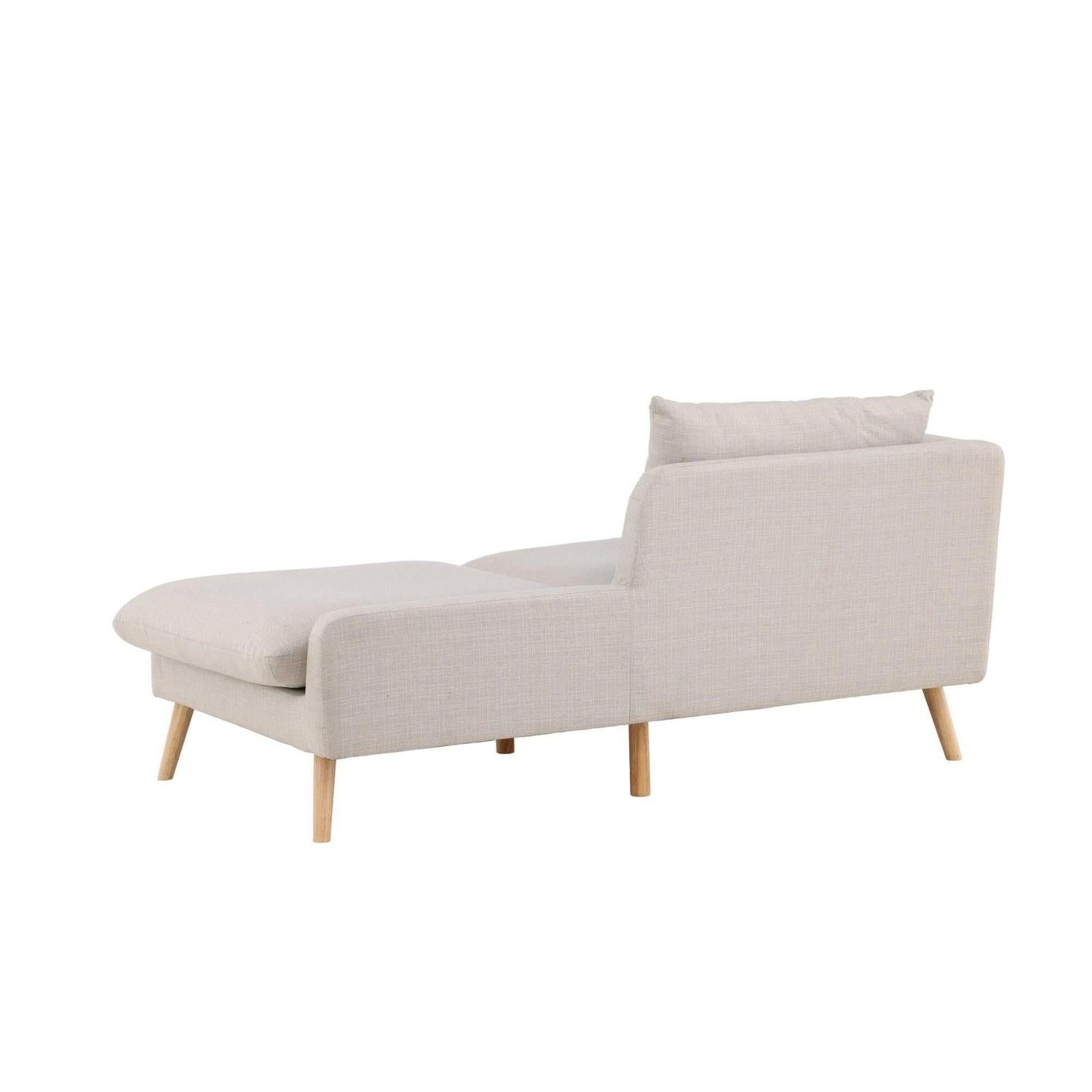 2-Sitzer Sofa Tacoma aus Leinen - Beige-2-Sitzer Sofa-Venture Home-le canapé