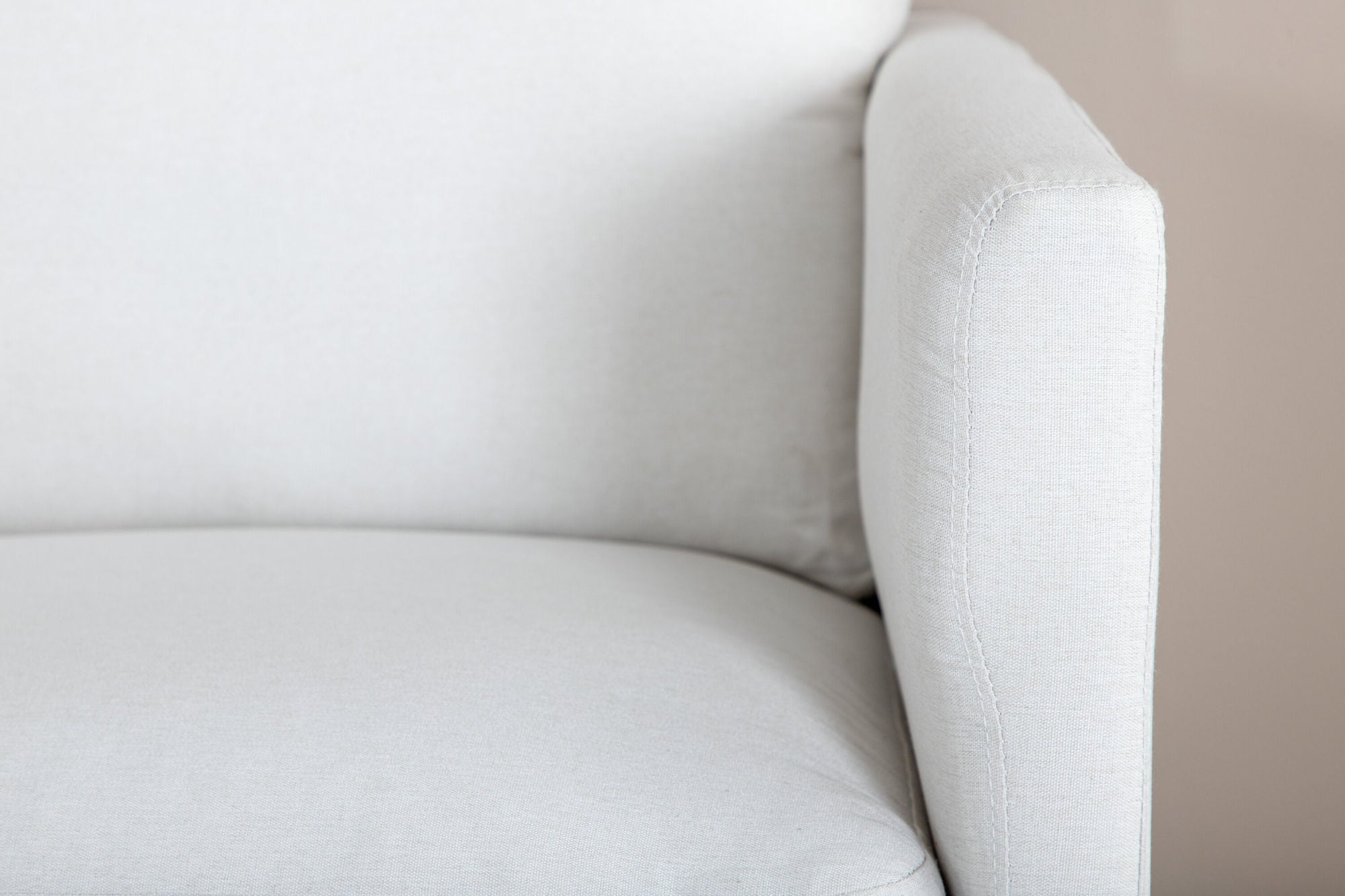 2-Sitzer Sofa Zoom aus Stoff - Beige-2-Sitzer Sofa-Venture Home-le canapé