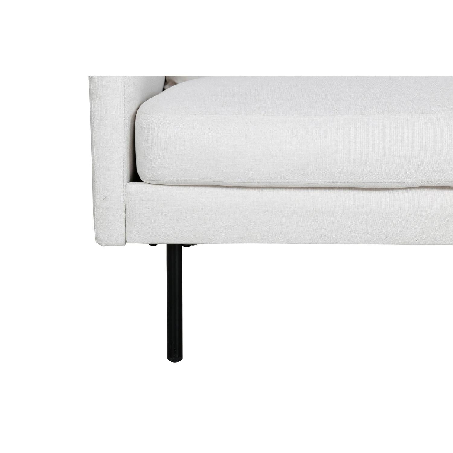 2-Sitzer Sofa Zoom aus Stoff - Beige-2-Sitzer Sofas-Venture Home-le canapé